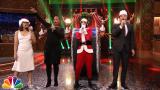 Jimmy Fallon & Rashida Jones Sing Holiday Parodies of Taylor Swift, Rihanna, Drake